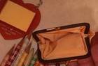Vintage Lot! Owl Pencil Pouch Coin Purse Love Mirror Goody Rainhood Travel Games — photo 8