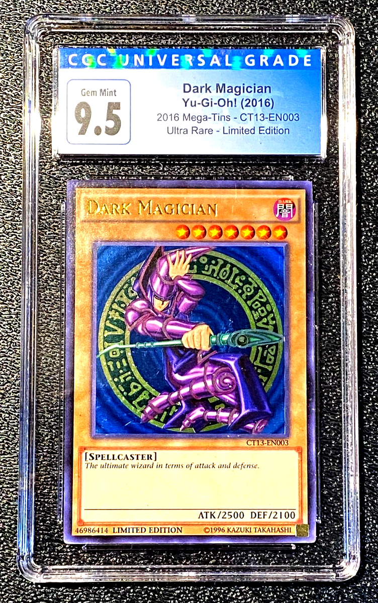 CGC 9.5 GEM MINT 2016 DARK MAGICIAN ULTRA RARE LIMITED EDITION