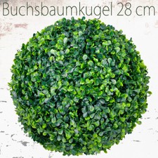 Buchsbaum Kugel Plastikpflanze Künstliche Pflanze Buxus Deko  Ø28cm Decovego
