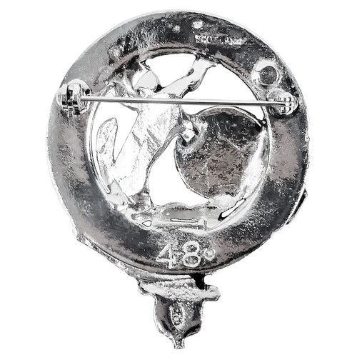 Art Pewter Clan Crest Cap Badge/Brooches - In-Stock Special Sale - Picture 3 of 3
