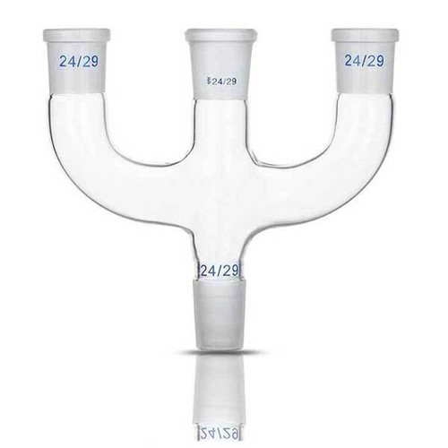 Glass Distilling Head Standard Joints Connector Adapter Laboratory Supplies - Picture 4 of 22