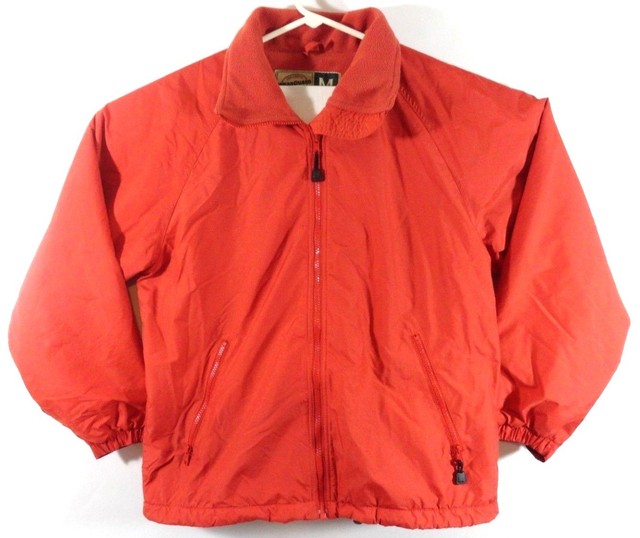 WearGuard Mens Sz M Three Season Orange Fleece Lined Coat Work Jacket
