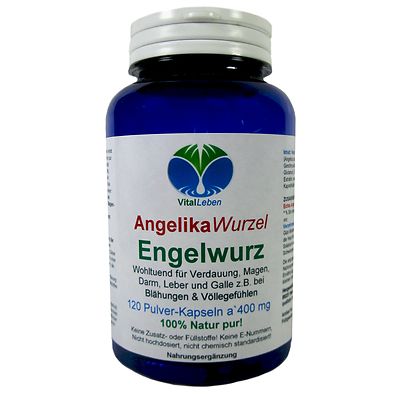 Engelwurz Angelikawu rzel 120 Pulver Kap seln Natur Pur. 25620
