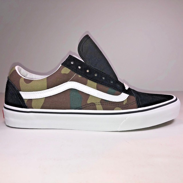 woodland camo vans