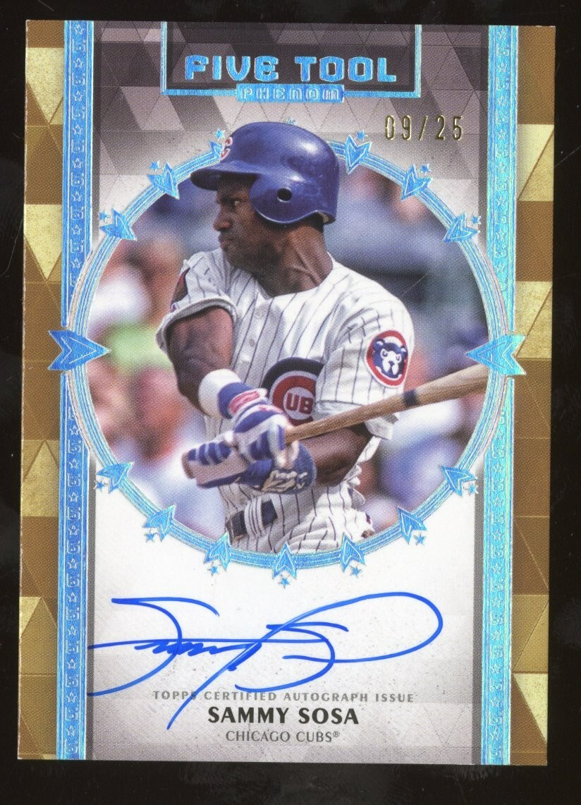 Sammy Sosa 2024 Topps Five Star Five Tool Phenom Auto /25