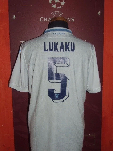 A 148 MACRON 2021 Lazio Maillot De Match Extérieur Officiel T