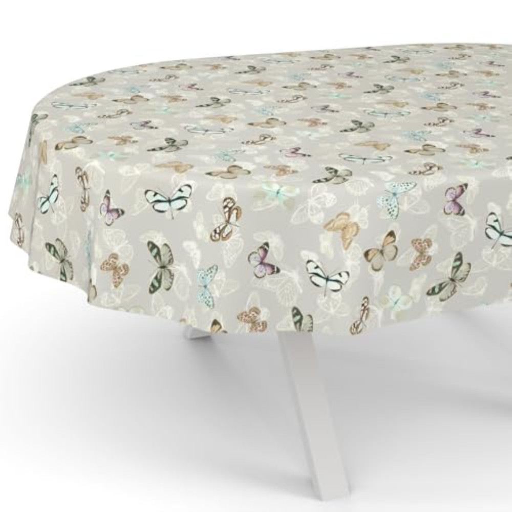 ANRO Tovaglia Cerata Professionale Ovale 200x140 Impermeabile
