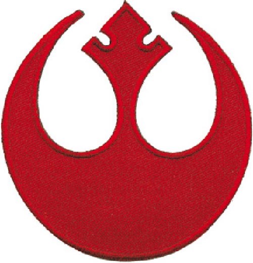 STAR WARS Rebel Alliance Red Squadron Embroidered Patch New Iron or Sew