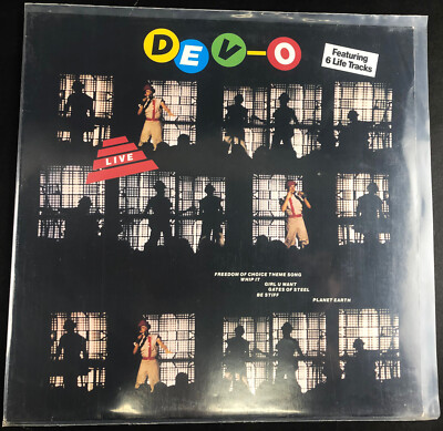 12''LP  DEVO - DEVO-O Live - 6 Life Tracks 1983 - Virgin Rec. German Pressing