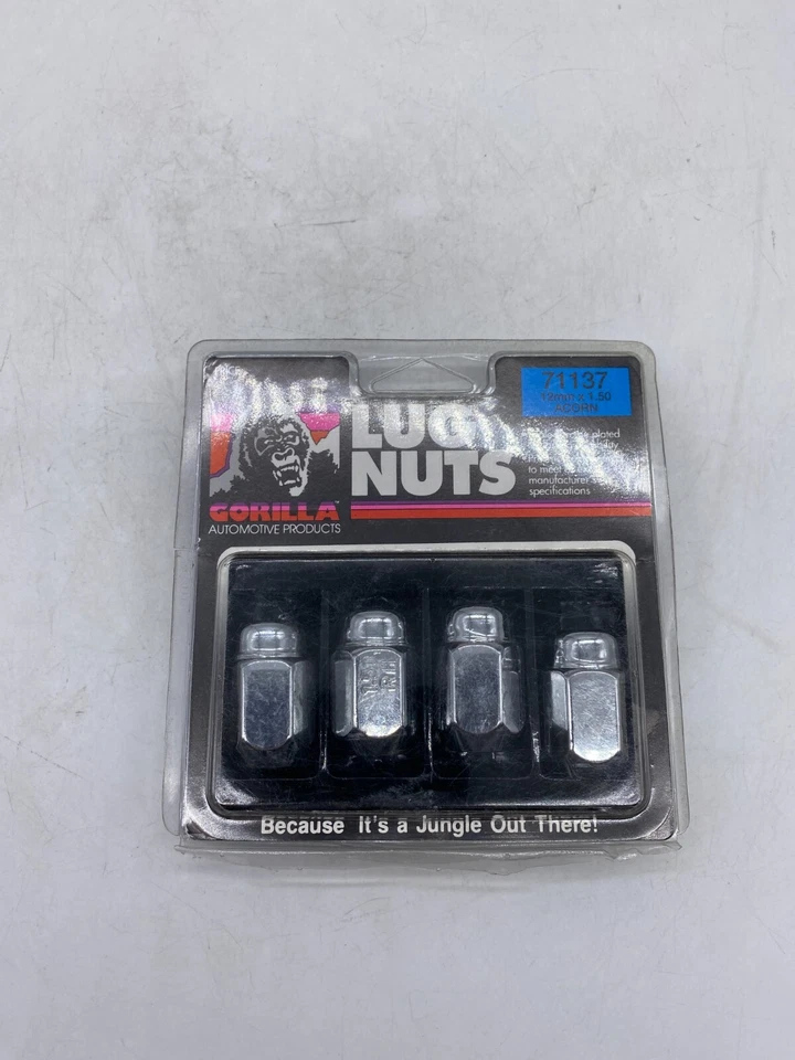 Lote de 4 (4 piezas. ea.) Tuercas cromadas Gorilla, 12 mm x 1,50 bellota 71137 Foto 4 de 4