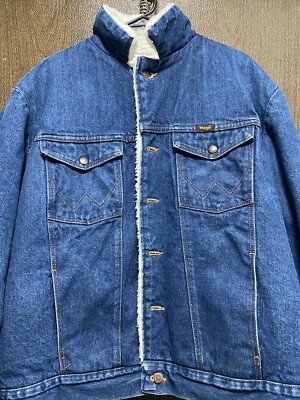 Western Denim Jacket Wrangler Herren Jeansjacke Blue Black