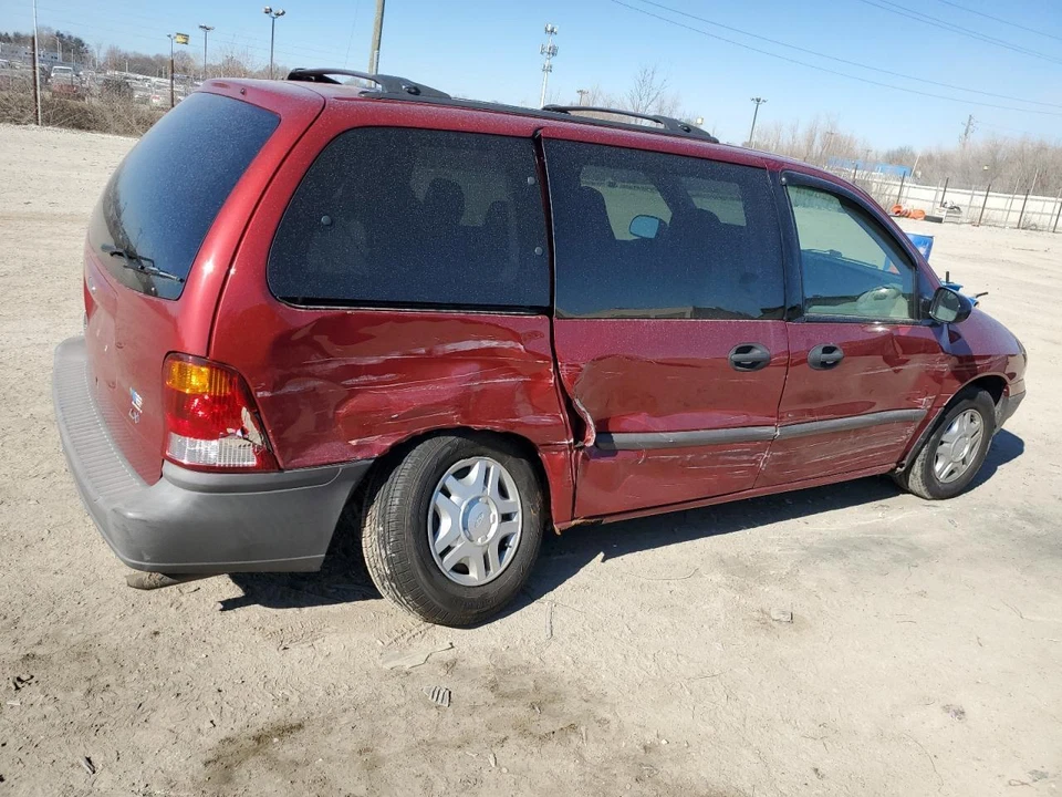 Espejo retrovisor izquierdo Ford Windstar 2000 rojo OEM - usado, 127 k millas, envío rápido Foto 3 de 4
