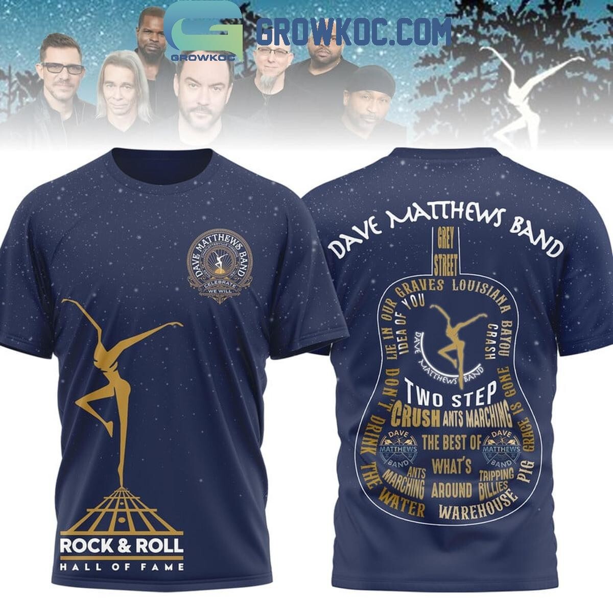 Dave Matthews Band Two Step Crush Ants Marching Warehouse Hoodie T-Shirt 3D