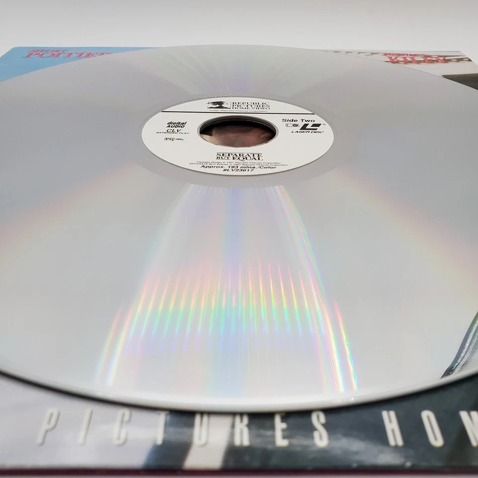 Separate But Equal Laserdisc Movie 3 Sides Sidney Poitier Burt Lancaster PG 1991 - Image 3 of 4
