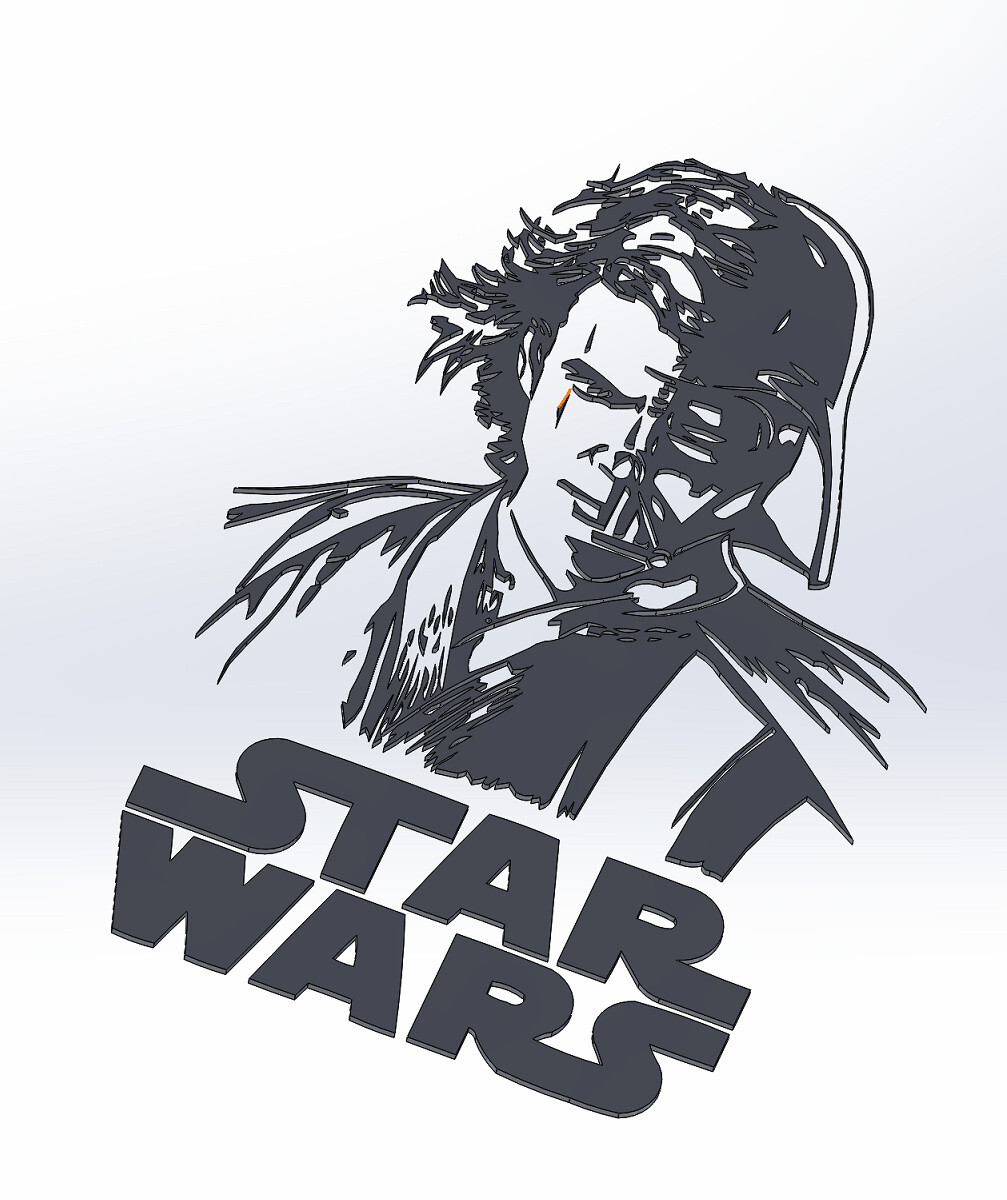 Fichiers CNC DXF/G-code Star Wars Pour Routeur Laser - 14 Designs Industriels