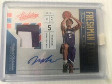 #5/10 (ONLY 10 1/1) 2016-17 ABSOLUTE AUTO AUTOGRAPH JERSEY MALACHI RICHARDSON