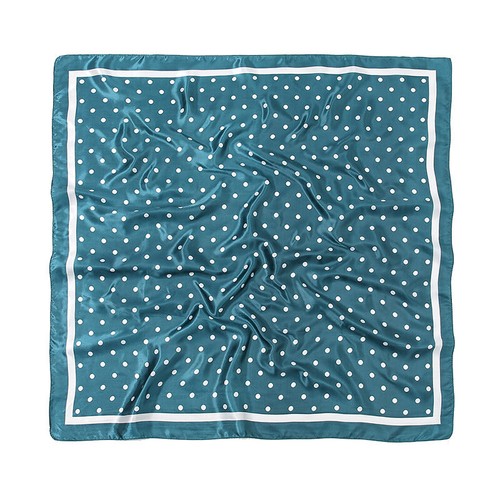 90*90cm Head Scarf Neckerchief Vintage Simulated Silk Shawl Satin Hijab Bandan ∂ - Picture 10 of 16