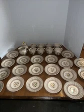 Johnson Bros Staffordshire Old Granite Fruit Sampler 31 PC Set Of China