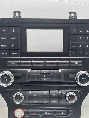 2016 - 2017 Ford Mustang Radio Face Climate Control Panel OEM FR3T-18E243-EC - Picture 3 of 11