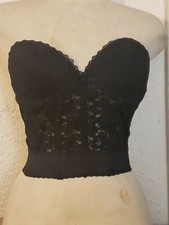 Vintage 70 s Fredericks Of Hollywood Bustier Lace Bra Y2K Style Womens 34C USA
