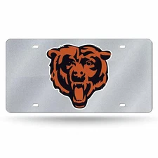 NFL Rico Chicago Bears Laser Cut Bling Auto Tag. NEW!