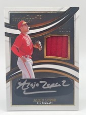 Alejo Lopez 2022 Panini Immaculate Collection Auto Jersey Patch /10 Autograph A1