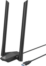 Brostrend 1800Mbps USB Wifi 6 Adapter Long Range, High Gain USB Wifi Adapter for