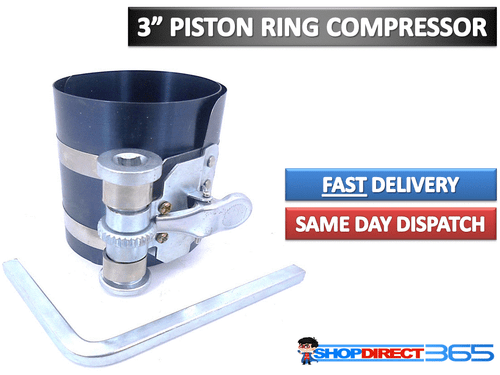 Engine Piston Ring Ratchet Type Compressor Clamp 90mm-175mm Diam 3" Depth 8-23 - Picture 3 of 3