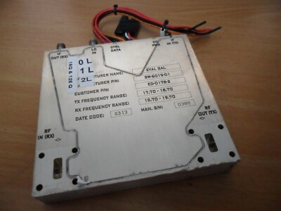 2X Eyal Gal RF Microwave Transceiver Transmitter Receiver 17.7-19.7GHz ED-0178-2