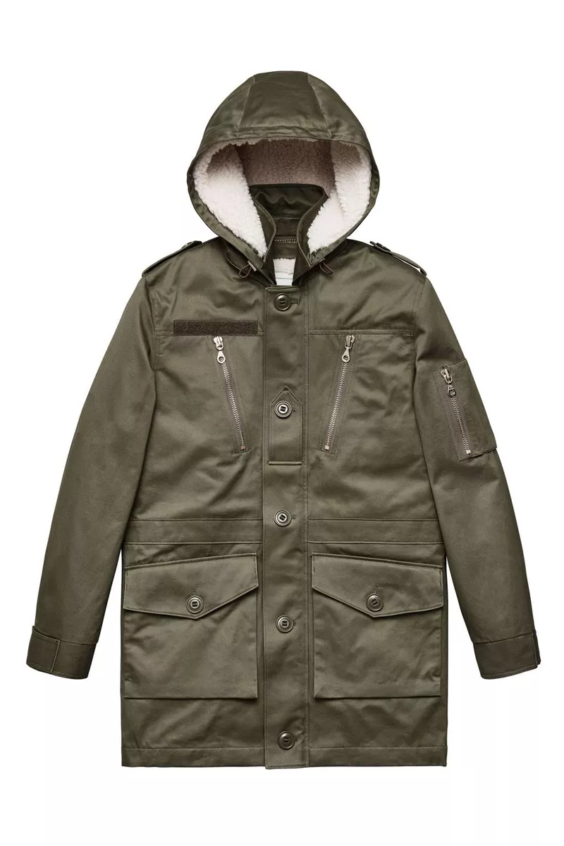 Parka jacket mens clearance h&m