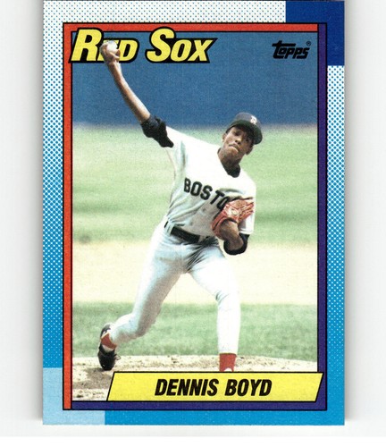 1990 Topps 544 Dennis Boyd Boston Red Sox - 第 1/2 張圖片