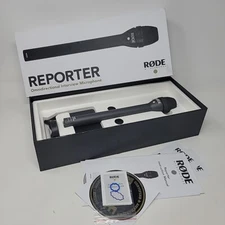 Rode Reporter Omnidirectional Dynamic Interview Microphone XLR Complete Open Box