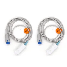 Fits Mindray T5/T6/T8 Pulse Sensor Connection Cord Pulse Oximeter Probe,2Pcs