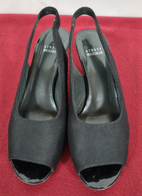 Damen Schuhe Pumps Slingpumps open toe  TOP Zustand Stuart Weitzman Gr. 38,5