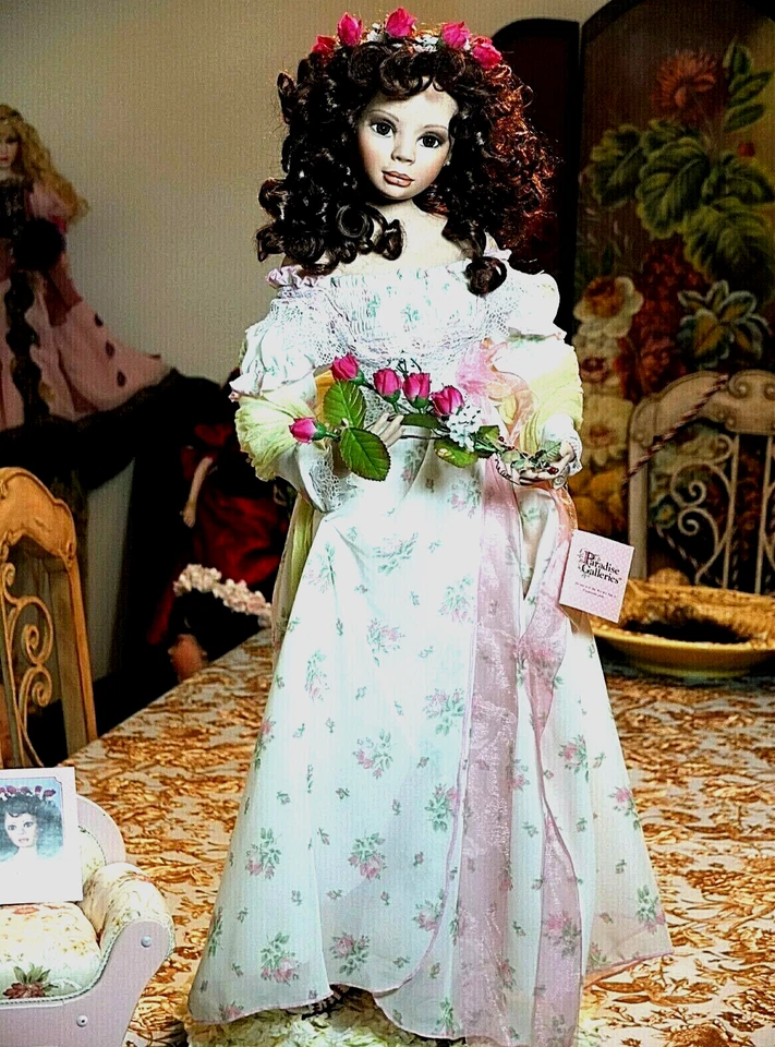 PAT DEZINSKI/RADIANT"ROSE"/GALERIAS PARADISÍACAS/NOVO/RARO/HTF/FRETE GRÁTIS 2U/INFERIOR48 - Imagem 2 de 4