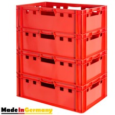 4x Fleischkiste Stapelkiste E2 Fleischerkiste Eurobox Metzgerkiste Kingpower