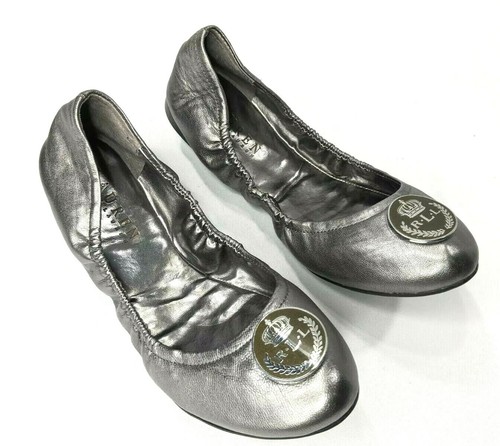 Ralph Lauren Averie Silver Leather 