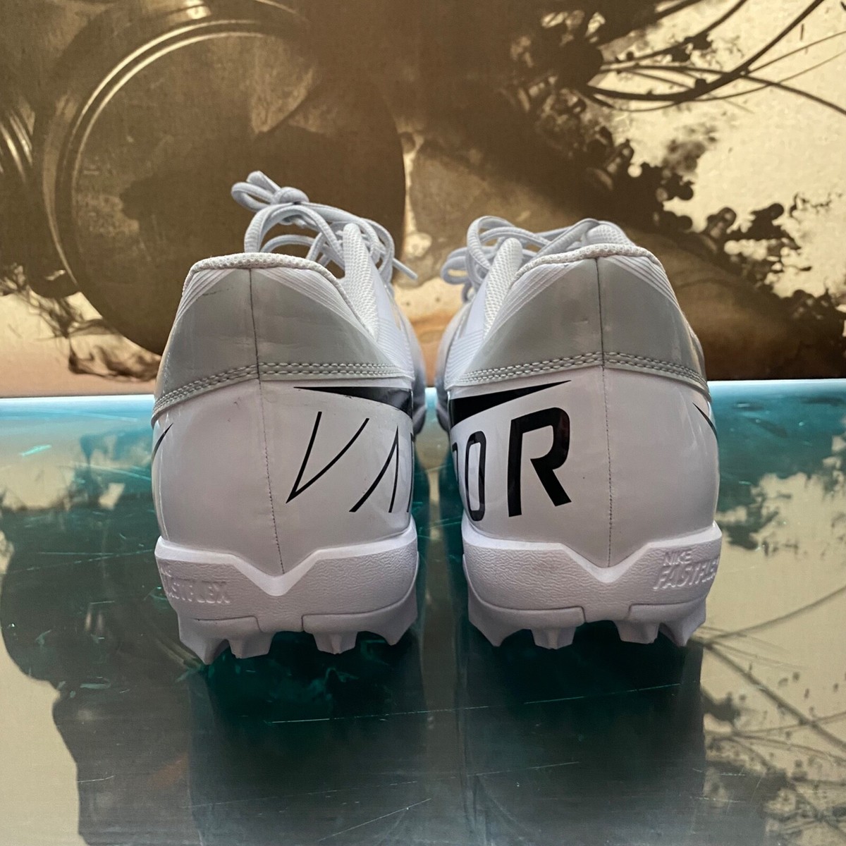 Nike Vapor Edge Shark Football Cleats Low Men\'s Size 14‎ White DQ5114-100 Nike Vapor Edge Shark Football Cleats Low Men main image 2