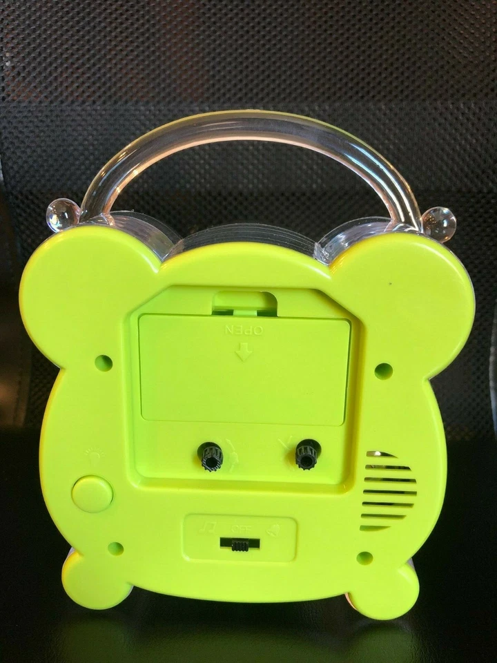 Reloj despertador silencioso dormitorio cabecera dibujos animados luz niños adultos MÚSICA O SONIDOS DE CAMPANA Foto 2 de 4