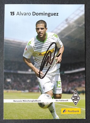 0119 Alvaro Dominguez Mönchengladbach 2013/14 Autogrammkarte original signiert