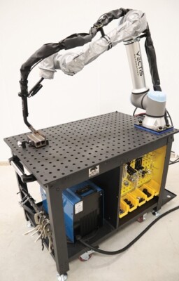 2022 Vectis Cobot Welding Station 8XR Miller Mig Welder Universal Robotics  10E