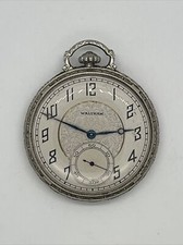 Vintage Antique Waltham Pocket Watch, 14 kt Gold Filled, 17 Jewels Not Running