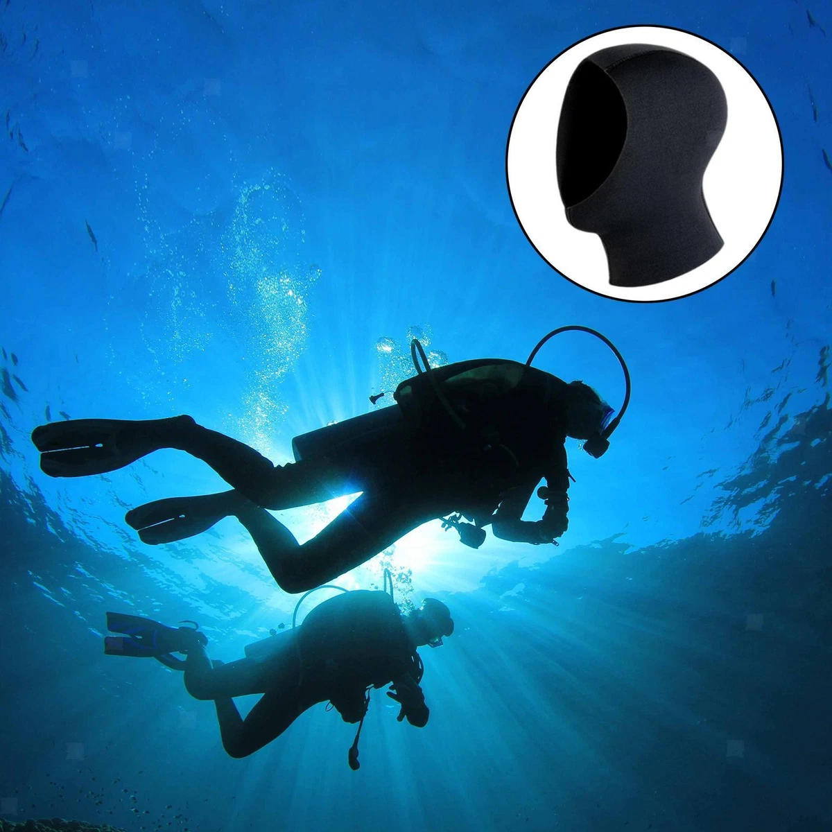 Diving Hood Adult Stretchy Waterproof Surfing Hat Head Cover