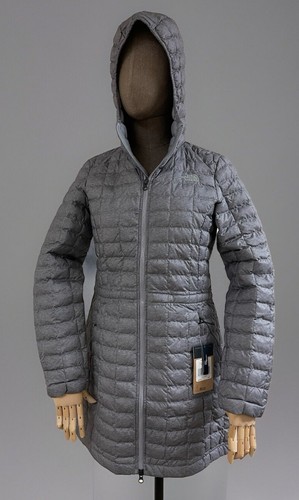 Neu mit Etikett brandneu THE NORTH FACE ThermoBall Eco isolierter Damenparka mit Kapuze – grau - Bild 20 von 20