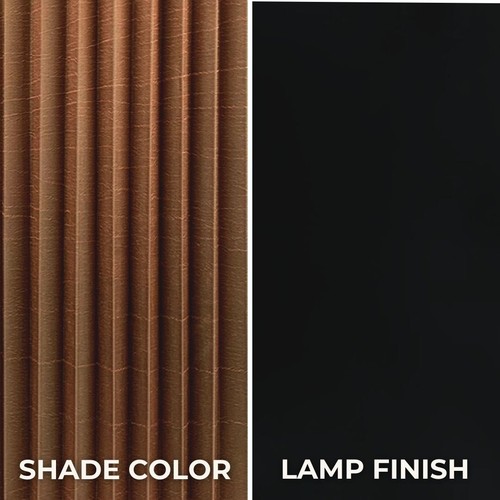 Royal Designs, Inc. Scallop Swing-Arm Dimmable Wall Lamp with Norah Pleat Shade - Picture 26 of 241