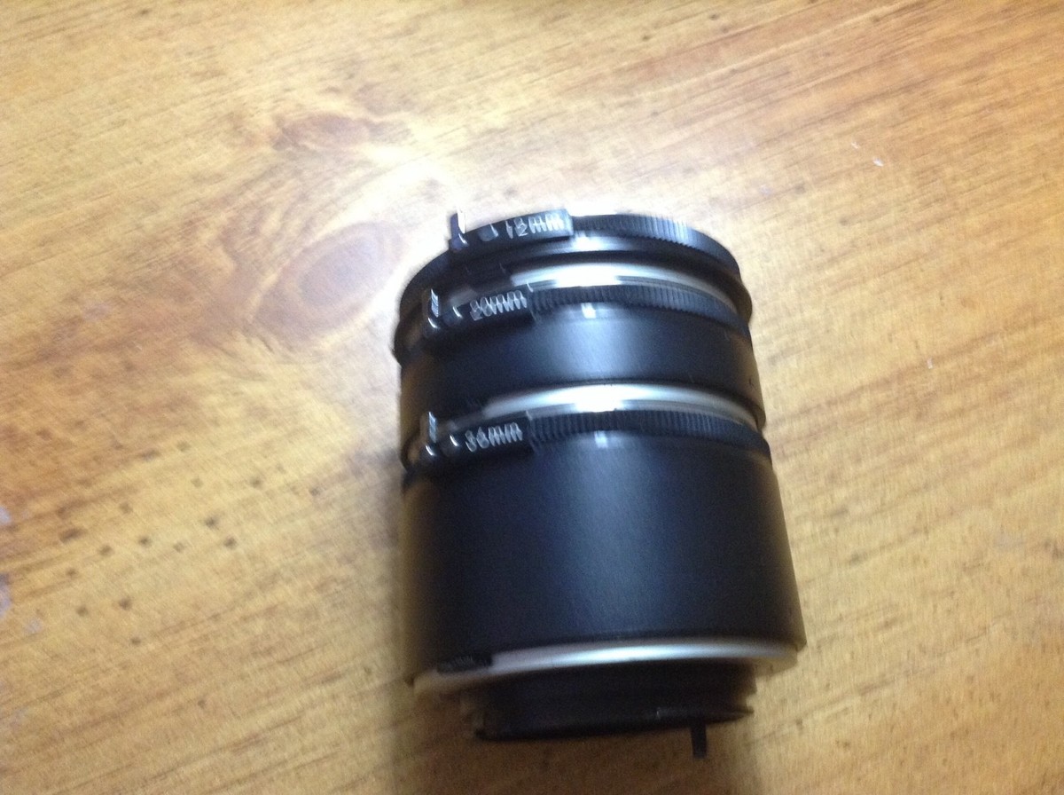 AUTOMATIC EXTENSION TUBE SET FOR MINOLTA 36,20,12MM | eBay