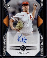 2024 Topps Transcendent VIP Kyle Harrison AUTO #16/25 signed Giants RC