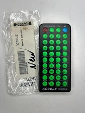 ACCELE Vision Electronics Remote Control, Black/Green - OEM for Vehicle DVD1008