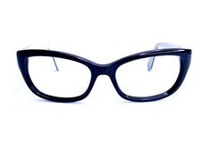 Kate Spade Black Cat Eye Eyeglasses White Inner Temples Marilee 9HTM9 53 17 140