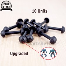 10 units For Motu Leg Band Replacement Connectors vintage figures Black Rubber
